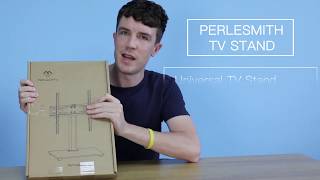 UNBOXING  PERLESMITH PSTVS04 TV STAND [upl. by Zeuqcaj]