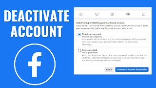 How to Deactivate Facebook Account [upl. by Ned153]