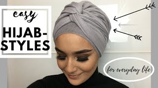 Easy Turban Styles For Everyday Life Hijab [upl. by Tuinenga]