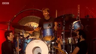 The Killers Scottish Fan quotTonyquot plays drums quotFor Reasons Unknownquot at TRNSMT Festival Glasgow 2018 [upl. by Wohlert]