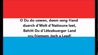 Hymne national du Luxembourg [upl. by Ahkos45]