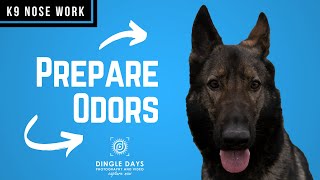 How to Prepare an Odor for AKC Scent Work K9 Nose Work [upl. by Todd]