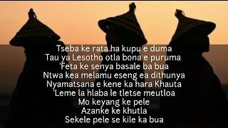 Malome Vector  Dumelang Ft Blaq Diamond Lyrics [upl. by Disini]