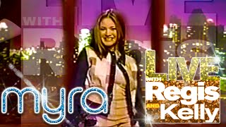 Myra LIVE With Regis and Kelly 2002 [upl. by Nonarb]