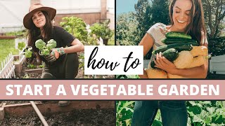 How To Start A Vegetable Garden  Gardening Tips [upl. by Brod]