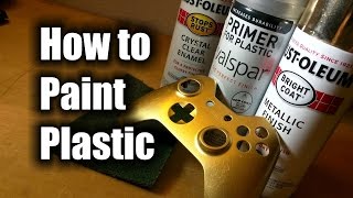 How To Paint Plastic  HD  The Basics [upl. by Noval135]