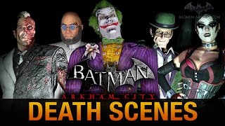 Batman Return to Arkham City  All Game Over Death Scenes [upl. by Teresita]