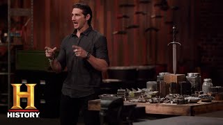 Forged in Fire Damascus Patterned Blades Season 5 Episode 8  History [upl. by Nwavahs]