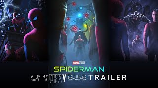 Spiderman 3 SpiderVerse 2021 Trailer  Marvel Studios [upl. by Ellerihs]