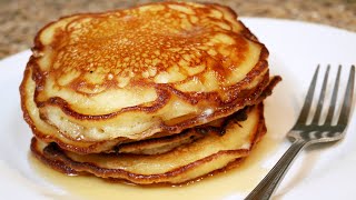 Easy HOMEMADE BUTTERMILK PANCAKE Recipe  The simple way [upl. by Wolsky]