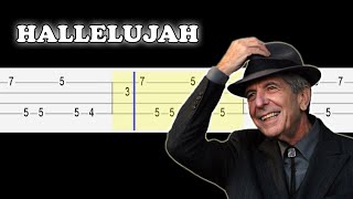 Leonard Cohen  Hallelujah Easy Ukulele Tabs Tutorial [upl. by Ystap]