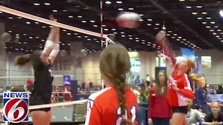 Volleyball takeover AAU Junior National Championships played at Orange County Convention Center [upl. by Nocaed]