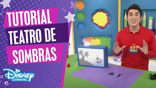 Art Attack Teatro de sombras  Disney Channel Oficial [upl. by Lemon]