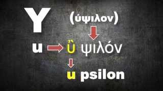 Greek alphabet the CORRECT pronunciation [upl. by Ahsiener]