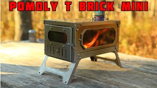 Pomoly T Brick Mini Hot Tent Stove [upl. by Artema689]