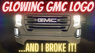 How to Install the Illuminated LED GMC Sierra Emblem  Badge  A Genuine GM Part [upl. by Claudina777]