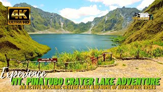 The Mt Pinatubo Crater Lake of ZambalesPhilippinesActive Volcanic Lake amp Home of Adventure Treks [upl. by Mariette]