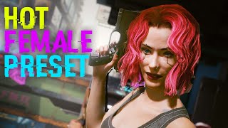 CYBERPUNK 2077  My Best Female Presets V2 Character Customization  Gameplay [upl. by Ottinger1]