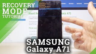 How to Open Recovery Mode in Samsung Galaxy A71 – Hidden Android Module [upl. by Jenks]