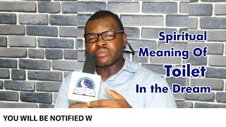 SPIRITUAL MEANING OF TOILET DREAM  Evangelist Joshua TV [upl. by Ymmij]