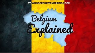 Belgium Explained language and political structure [upl. by Yrennalf]