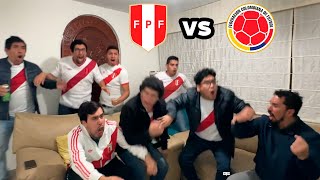 PERU VS COLOMBIA  ELIMINATORIAS 2026  REACCION HINCHAS PERUANOS [upl. by Enitsahc]