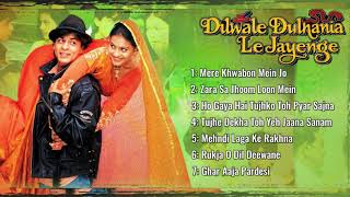 Dilwale Dulhania Le Jayenge DDLJ  Shahrukh Khan Kajol  90s Hits  Filmy Jukebox [upl. by Hairas]