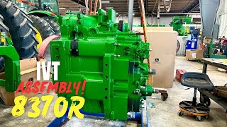 John Deere 8370R IVT assembly Part 3 [upl. by Grekin]