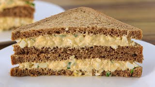 Egg Salad Sandwich Recipe  The Best Egg Salad [upl. by Ybur628]