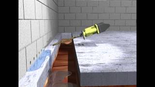 Basement Waterproofing  The Solution Animation [upl. by Suirtimid]