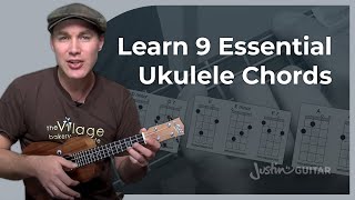 Ukulele Chords For Beginners  A D E amp Variations [upl. by Durman]