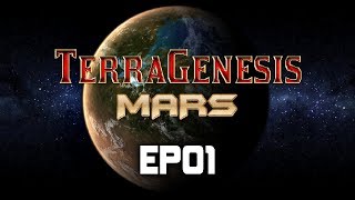 TerraGenesis  Mars  Expert DifficultyBiosphere  EP01 [upl. by Nadda]