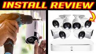 LOREX 4k IP NVR Surveillance Cameras  Installation Review [upl. by Gignac]