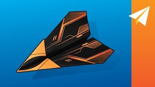 FLIES 100 PLUS FEET — How to Fold an Easy Plane  Arrowhead [upl. by Dael728]