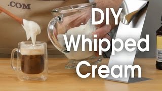 DIY whipped cream in 60 seconds [upl. by Macdonell]