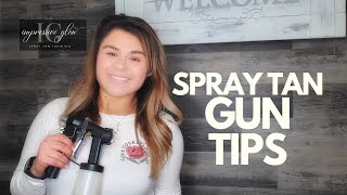 SPRAY TAN GUN TIPS  SPRAY TAN TRAINING [upl. by Dole]