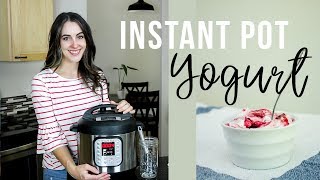 EASIEST How To Make Yogurt In The Instant Pot [upl. by Xylia]