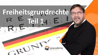 Das Prüfungsschema der Freiheitsgrundrechte – Teil 1 ► juracademyde [upl. by Wren543]