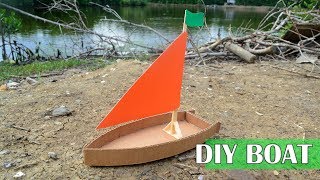 How to make A Boat from Cardboard [upl. by Wardieu]