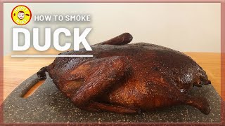 Smoked DUCK on the Masterbuilt  How to Smoke Duck [upl. by Eladnwahs]