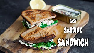 Epic Sardine Sandwich Recipe  Quick and Easy [upl. by Acirehs82]