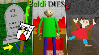 BALDI DIES 2 PLAYTIME ACTUALLY KILLED BALDI [upl. by Leandre]