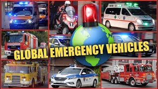 BEST OF  Emergency Vehicles Around The World [upl. by Akiehsat]