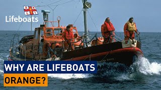 Why are RNLI lifeboats orange [upl. by Ateinotna]