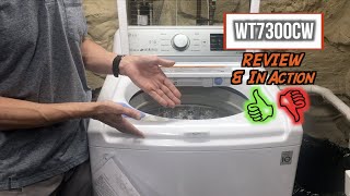 LG Top Load Washer with TurboWash Technology WT7300CW Review amp Demo 2019 [upl. by Ellord]