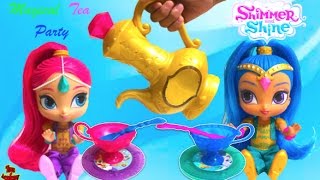 Shimmer and Shine Magical Genie Tea Party Unboxing  Toys Academy [upl. by Okim327]