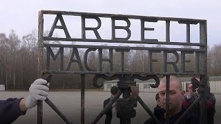 Stolen Dachau concentration camp gate returned [upl. by Ityak47]