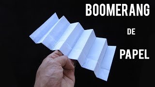 Como Hacer un Avión de Papel BOOMERANG Origami [upl. by Adnirim148]