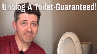 Unclog A Toilet3 Different Ways Guaranteed [upl. by Hobard]