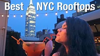 10 BEST Rooftop Bars in New York NYC Nightlife Guide 🍹From A Local [upl. by Edmee]